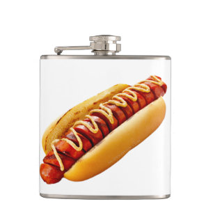 SlipperyJoe's Hot Dog verschachtelt weiche Knochen Flachmann