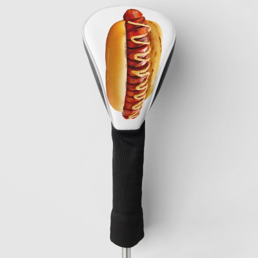 SlipperyJoe's Hot Dog verschachtelt weiche Knochen Golf Headcover (Vorderseite)