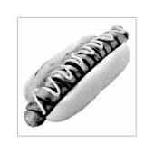 SlipperyJoe's Hot Dog verschachtelt weiche Knochen Gummistempel (Prägung)