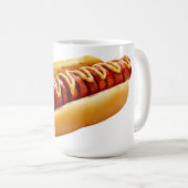 SlipperyJoe's Hot Dog verschachtelt weiche Knochen Kaffeetasse (VorderseiteRechts)