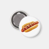 SlipperyJoe's Hot Dog verschachtelt weiche Knochen Magnet (Vorderseite/Rückseite)