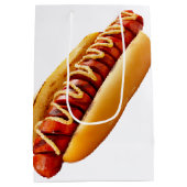 SlipperyJoe's Hot Dog verschachtelt weiche Knochen Mittlere Geschenktüte (Rückseite)