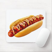 SlipperyJoe's Hot Dog verschachtelt weiche Knochen Mousepad (Mit Mouse)