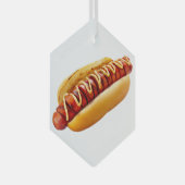 SlipperyJoe's Hot Dog verschachtelt weiche Knochen Ornament Aus Glas (Vorderseite Rechts)