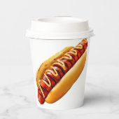 SlipperyJoe's Hot Dog verschachtelt weiche Knochen Pappbecher (Rückseite)