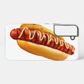 SlipperyJoe's Hot Dog verschachtelt weiche Knochen Samsung Galaxy Hülle (Rückseite (Horizontal))