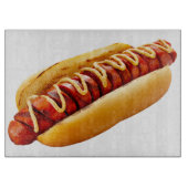 SlipperyJoe's Hot Dog verschachtelt weiche Knochen Schneidebrett (Vorderseite)