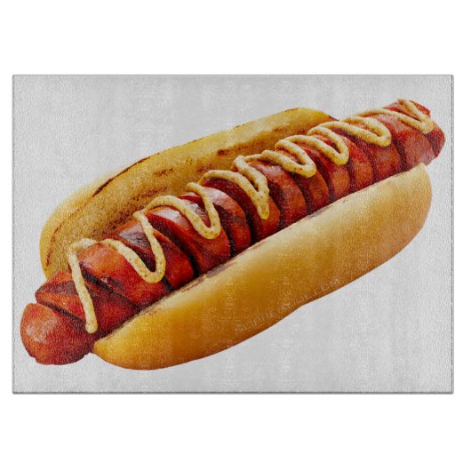 SlipperyJoe's Hot Dog verschachtelt weiche Knochen Schneidebrett (Vorderseite)