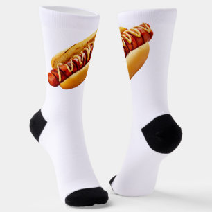 SlipperyJoe's Hot Dog verschachtelt weiche Knochen Socken