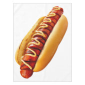 SlipperyJoe's Hot Dog verschachtelt weiche Knochen Tischdecke (Vorderseite)