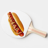 SlipperyJoe's Hot Dog verschachtelt weiche Knochen Tischtennis Schläger (Seitenansicht)