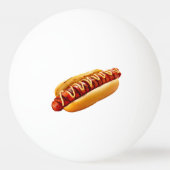 SlipperyJoe's Hot Dog verschachtelt weiche Knochen Tischtennisball (Rückseite)