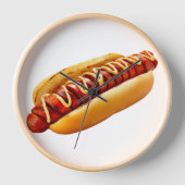 SlipperyJoe's Hot Dog verschachtelt weiche Knochen Uhr (Vorderseite)
