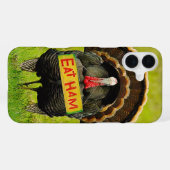 SlipperyJoe's humorous clever Thanksgiving theme t iPhone Hülle (Rückseite (Horizontal))