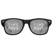 SlipperyJoe's I Like Boys schmutzige Tafel dunkel Partybrille (Vorderseite)