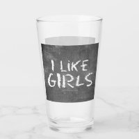 SlipperyJoe's I Like Girls dreckige Tafel dunkel t