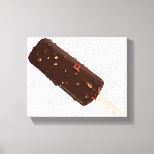 SlipperyJoe's Ice Cream Bar leckere Schokolade co Leinwanddruck