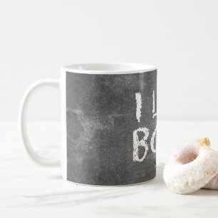 SlipperyJoe's Ich mag Jungs schmutzige schwarze Ta Kaffeetasse
