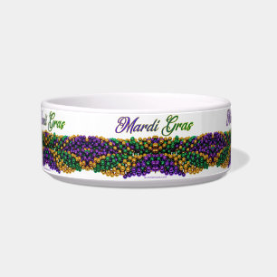 SlipperyJoe's ikonisches Mardi Gras-Motiv elegant Napf