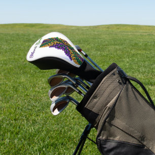 SlipperyJoe's ikonisches Mardi Gras–thematisches B Golf Headcover