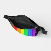 SlipperyJoe's Inclusive Gay Pride Flag strukturier Bauchtasche (Offen)