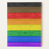 SlipperyJoe's Inclusive Gay Pride Flag strukturier Planer (Rückseite)