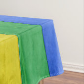 SlipperyJoe's Inclusive Gay Pride Flag strukturier Tischdecke (Beispiel)