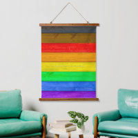 SlipperyJoe's Inclusive Gay Pride Flag strukturier