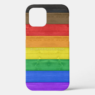SlipperyJoe's Inclusive Regenbogenflagge texturier Case-Mate iPhone Hülle