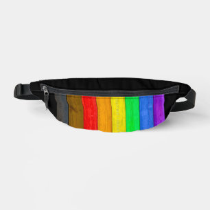 SlipperyJoe's inklusive Regenbogenflagge texturier Bauchtasche