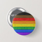 SlipperyJoe's inklusive Regenbogenflagge texturier Button (Vorne & Hinten)