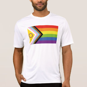 SlipperyJoe's Intersex Pride-Flagge gelber Hinterg T-Shirt