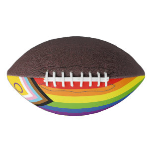 SlipperyJoe's Intersex-Stolzflagge gelber Hintergr Football