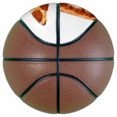 SlipperyJoe's klassische Pepperoni-Pizzaschnitt ge Basketball (Rechts)