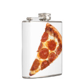 SlipperyJoe's klassische Pepperoni-Pizzaschnitt ge Flachmann (Rechts)