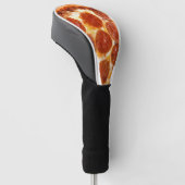 SlipperyJoe's klassische Pepperoni-Pizzaschnitt ge Golf Headcover (angewinkelt)