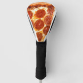 SlipperyJoe's klassische Pepperoni-Pizzaschnitt ge Golf Headcover (Vorderseite)
