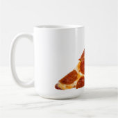 SlipperyJoe's klassische Pepperoni-Pizzaschnitt ge Kaffeetasse (Links)
