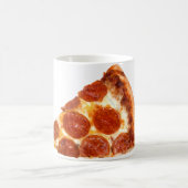 SlipperyJoe's klassische Pepperoni-Pizzaschnitt ge Kaffeetasse (Mittel)