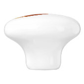 SlipperyJoe's klassische Pepperoni-Pizzaschnitt ge Keramikknauf (Seitenansicht)