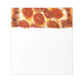 SlipperyJoe's klassische Pepperoni-Pizzaschnitt ge Notizblock (Vorderseite)