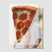 SlipperyJoe's klassische Pepperoni-Pizzaschnitt ge Pergament Einladungen (Versatz (Ehepaar))