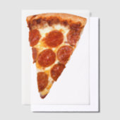 SlipperyJoe's klassische Pepperoni-Pizzaschnitt ge Pergament Einladungen (Versetzt)