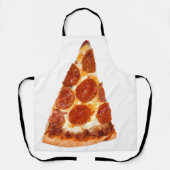 SlipperyJoe's klassische Pepperoni-Pizzaschnitt ge Schürze (Vorderseite)