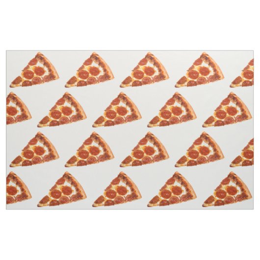 SlipperyJoe's klassische Pepperoni-Pizzaschnitt ge Stoff (Yard (91,4 cm))