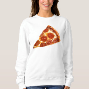 SlipperyJoe's klassische Pepperoni-Pizzaschnitt ge Sweatshirt