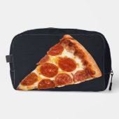 SlipperyJoe's klassische Pepperoni-Pizzaschnitt ge Waschbeutel (Vorderseite)