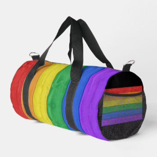 SlipperyJoe's klassischer Regenbogen-Tastsinn hand Duffle Bag