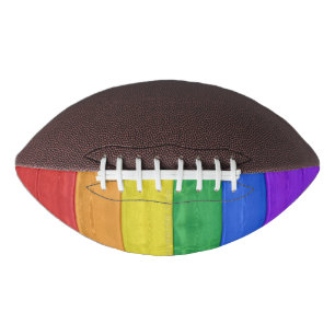 SlipperyJoe's klassischer Regenbogen-Tastsinn hand Football