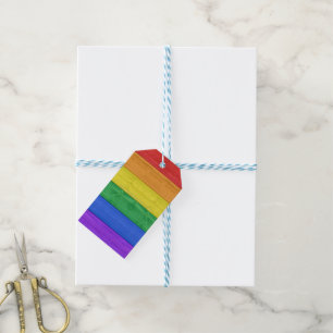 SlipperyJoe's klassischer Regenbogen-Tastsinn hand Geschenkanhänger